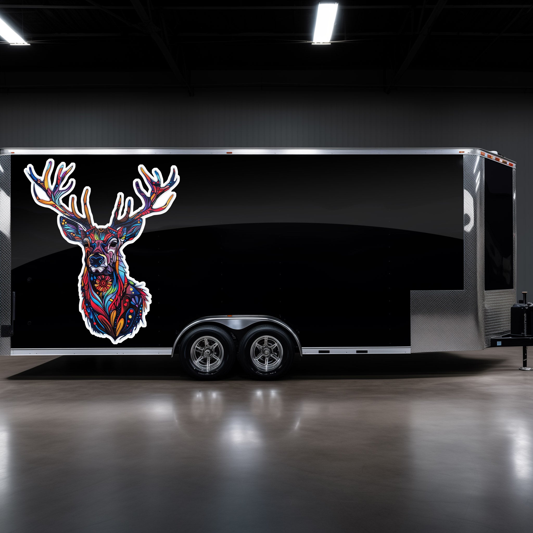 Colorful Deer - Decal